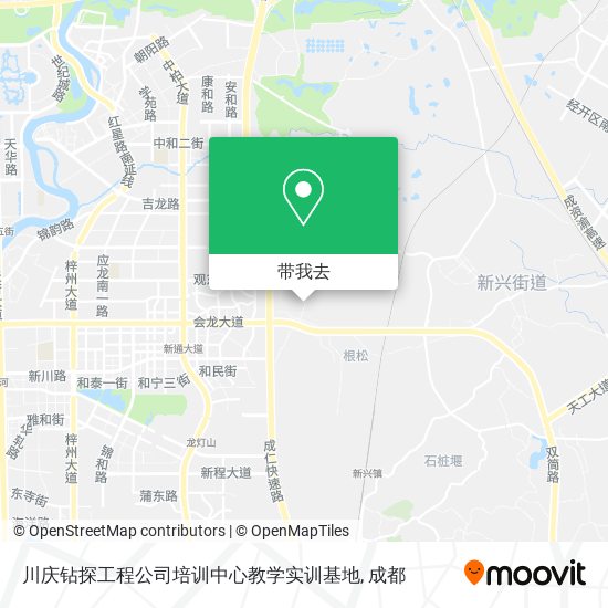 川庆钻探工程公司培训中心教学实训基地地图