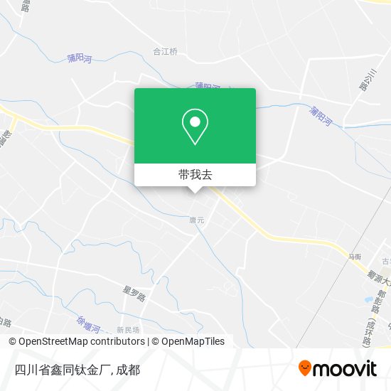 四川省鑫同钛金厂地图