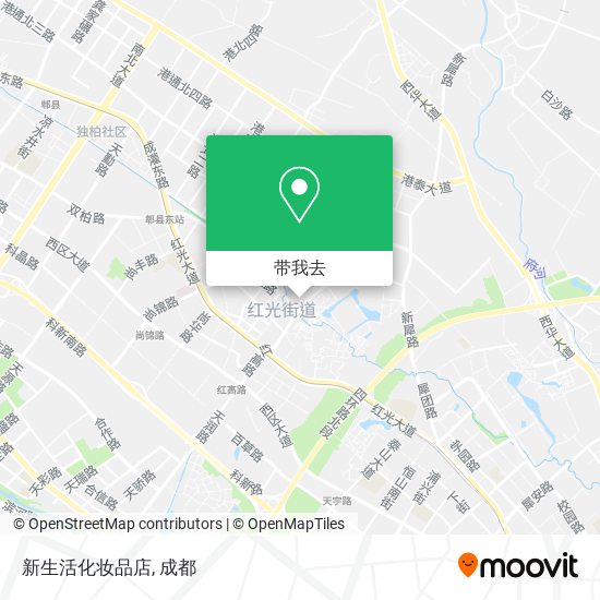 新生活化妆品店地图