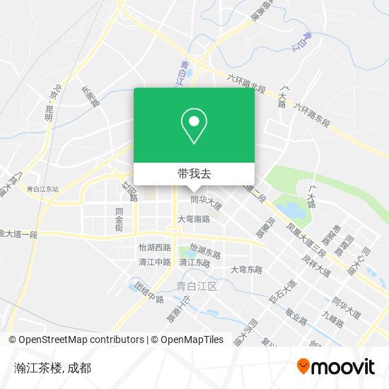 瀚江茶楼地图