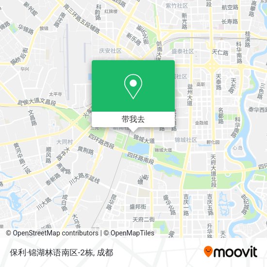 保利·锦湖林语南区-2栋地图