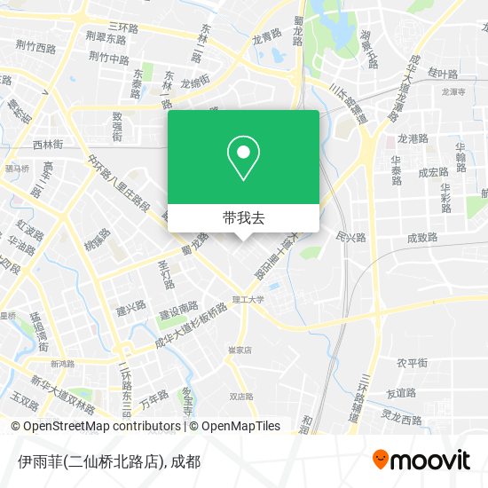 伊雨菲(二仙桥北路店)地图