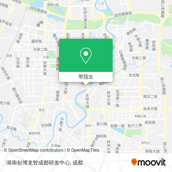 湖南创博龙智成都研发中心地图
