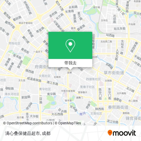 满心叠保健品超市地图