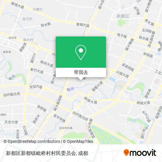 新都区新都镇毗桥村村民委员会地图