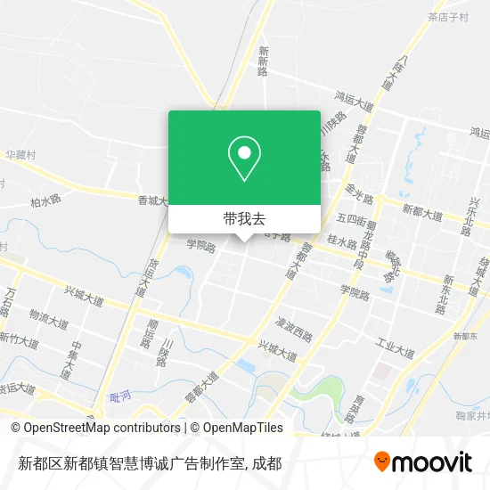 新都区新都镇智慧博诚广告制作室地图
