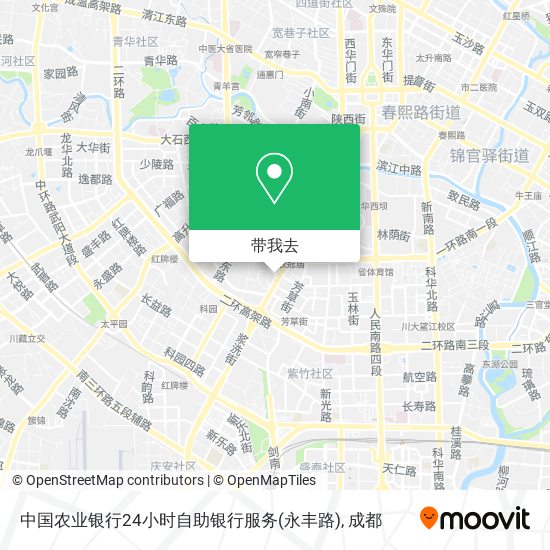 中国农业银行24小时自助银行服务(永丰路)地图