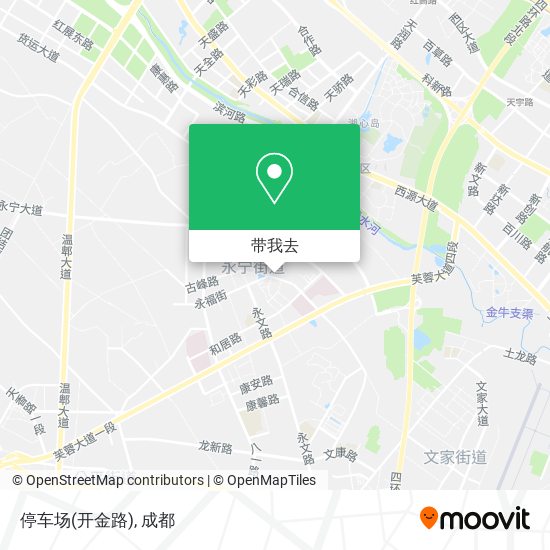 停车场(开金路)地图