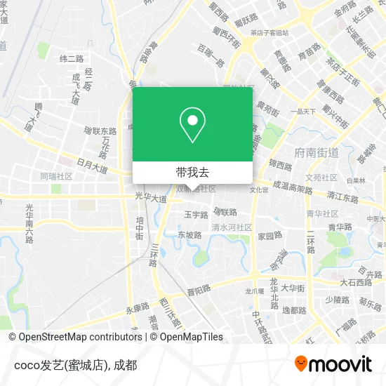 coco发艺(蜜城店)地图