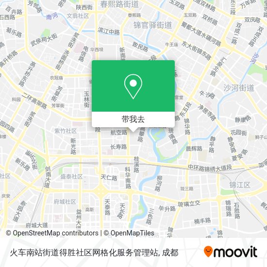 火车南站街道得胜社区网格化服务管理站地图
