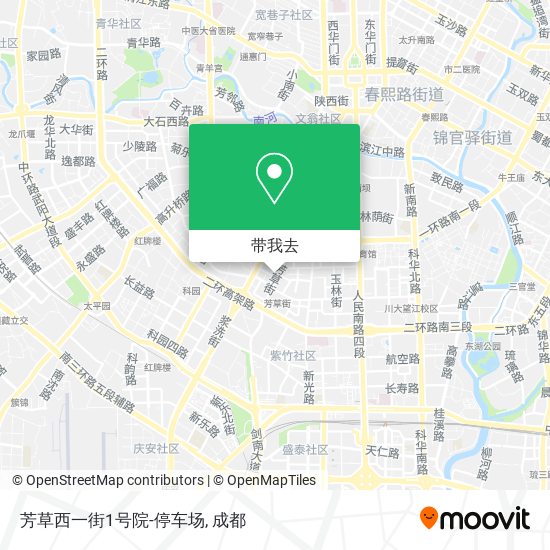 芳草西一街1号院-停车场地图