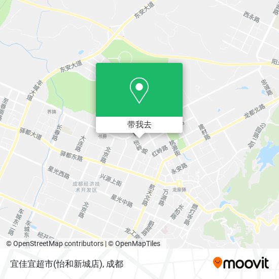 宜佳宜超市(怡和新城店)地图