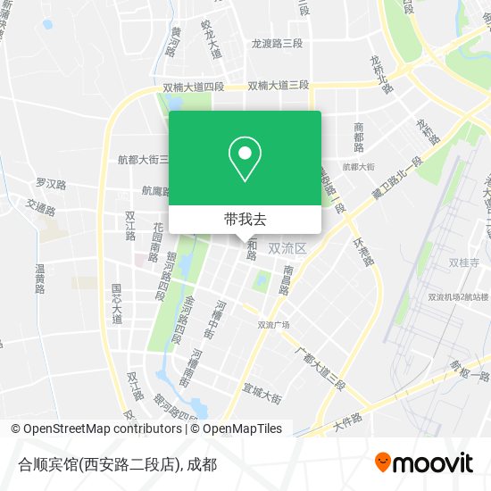 合顺宾馆(西安路二段店)地图
