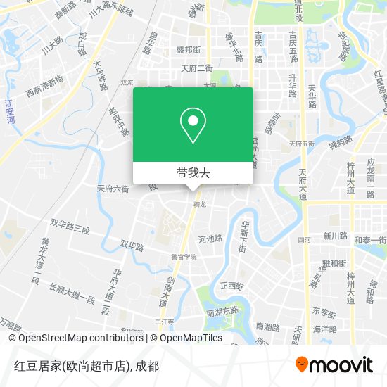红豆居家(欧尚超市店)地图
