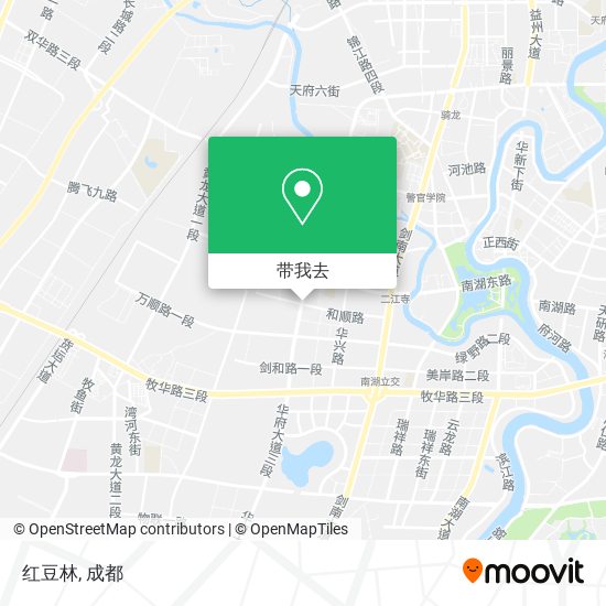 红豆林地图