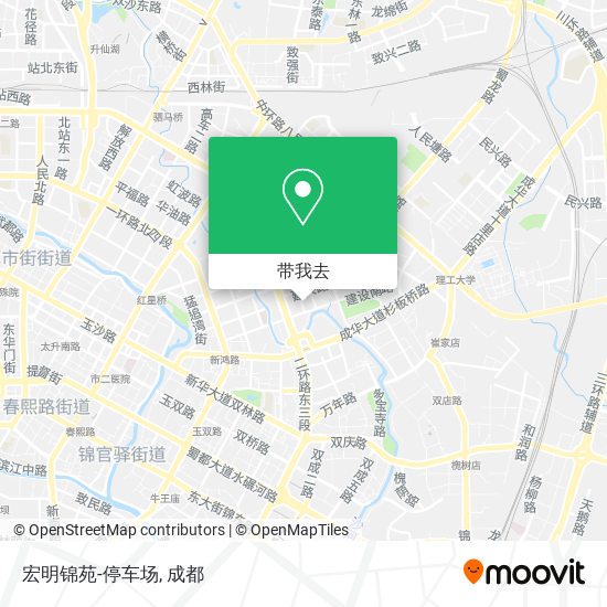 宏明锦苑-停车场地图