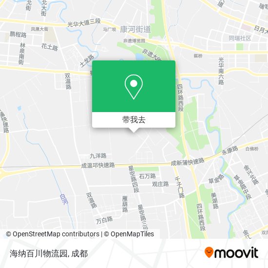 海纳百川物流园地图