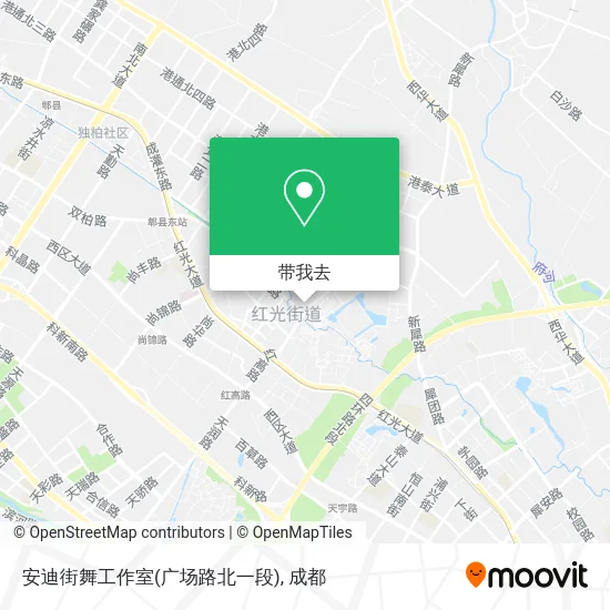 安迪街舞工作室(广场路北一段)地图