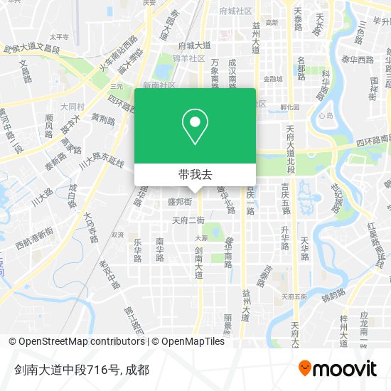 剑南大道中段716号地图