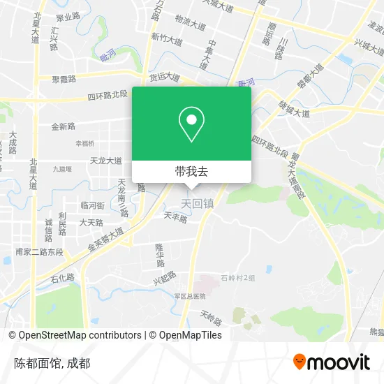 陈都面馆地图