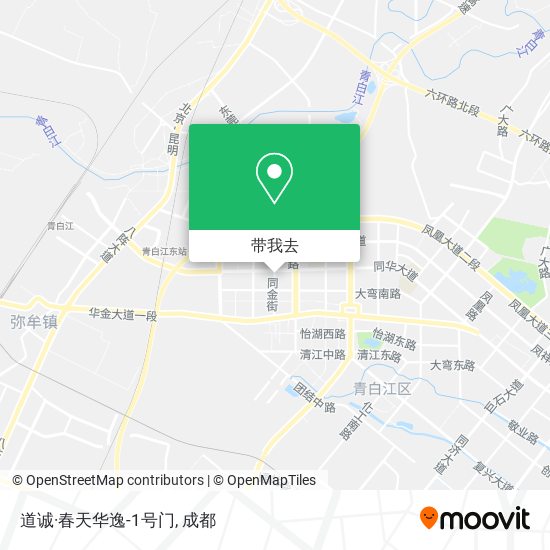 道诚·春天华逸-1号门地图