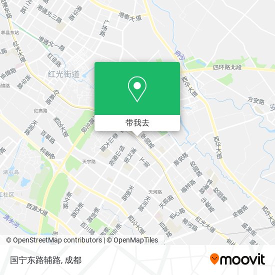 国宁东路辅路地图