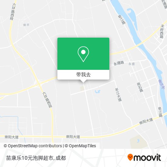 苗康乐10元泡脚超市地图