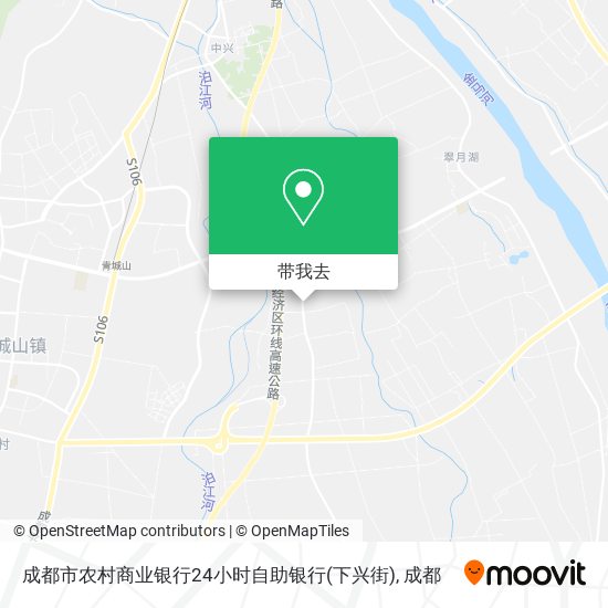 成都市农村商业银行24小时自助银行(下兴街)地图