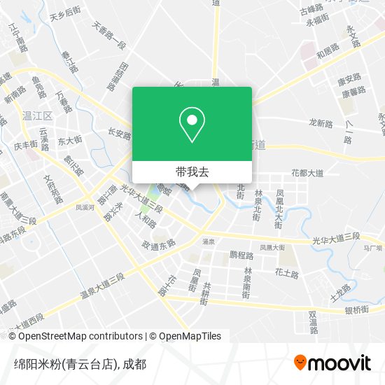 绵阳米粉(青云台店)地图