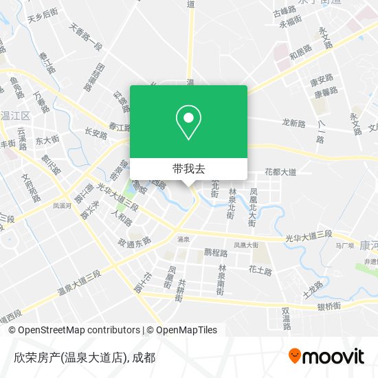 欣荣房产(温泉大道店)地图