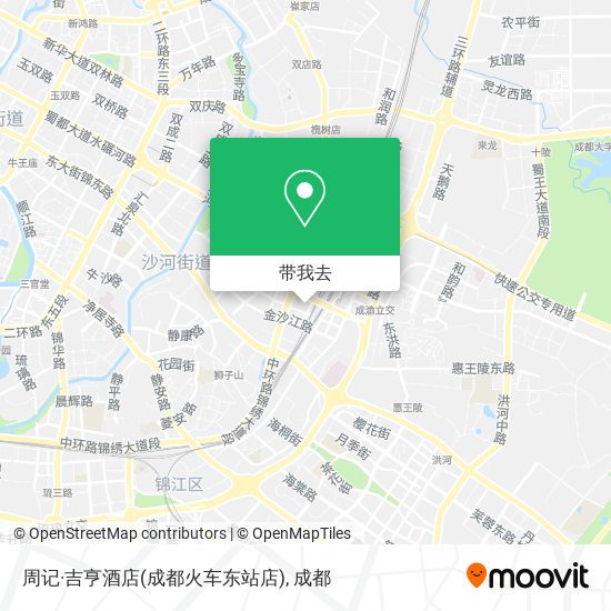 周记·吉亨酒店(成都火车东站店)地图