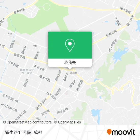 驿生路11号院地图