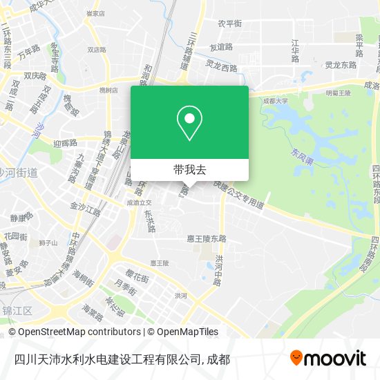 四川天沛水利水电建设工程有限公司地图