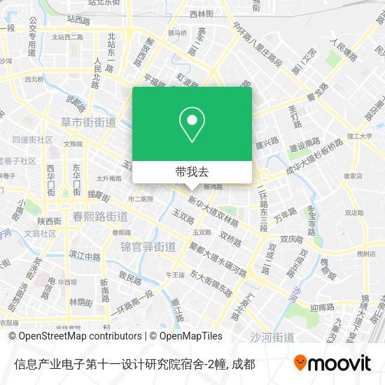 信息产业电子第十一设计研究院宿舍-2幢地图