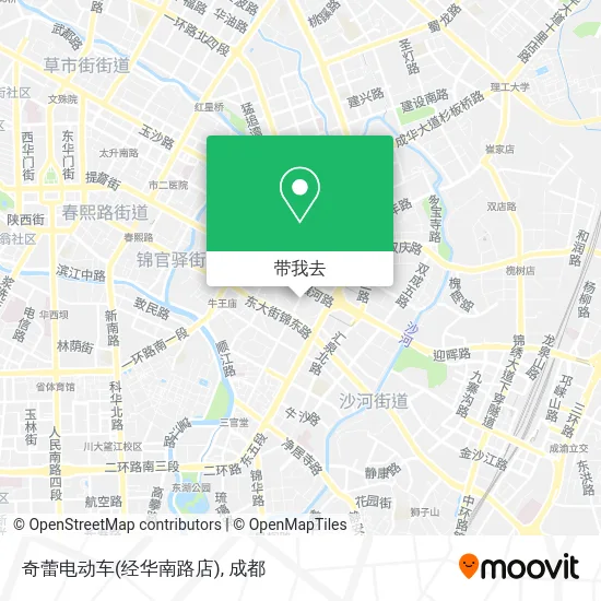 奇蕾电动车(经华南路店)地图