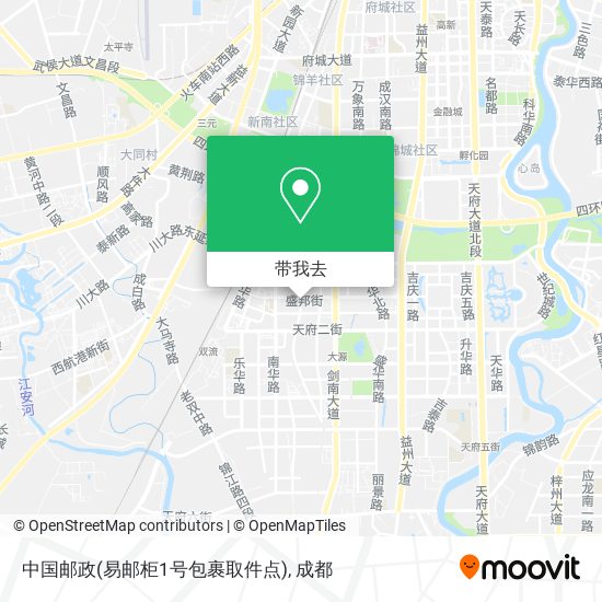 中国邮政(易邮柜1号包裹取件点)地图