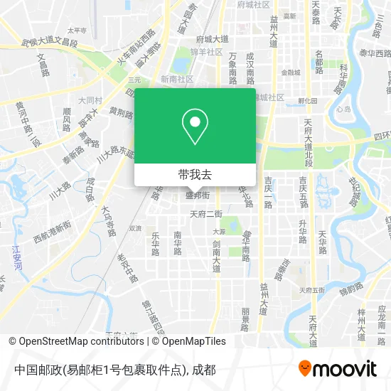 中国邮政(易邮柜1号包裹取件点)地图