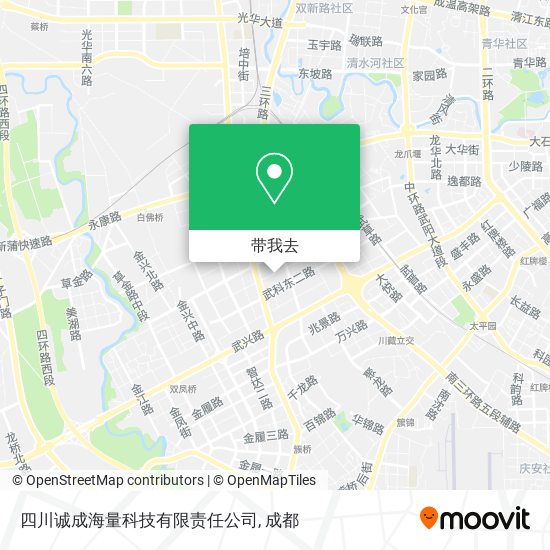 四川诚成海量科技有限责任公司地图
