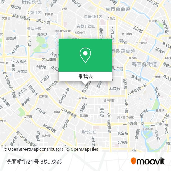 洗面桥街21号-3栋地图
