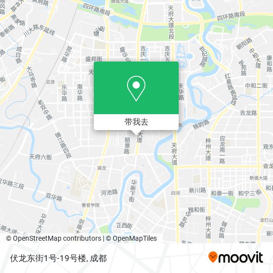 伏龙东街1号-19号楼地图