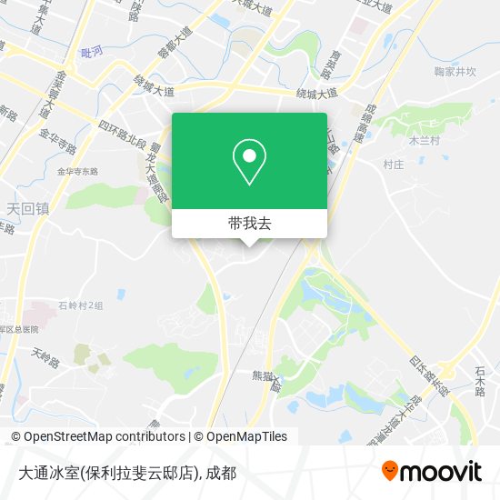 大通冰室(保利拉斐云邸店)地图