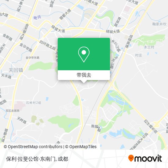 保利·拉斐公馆-东南门地图