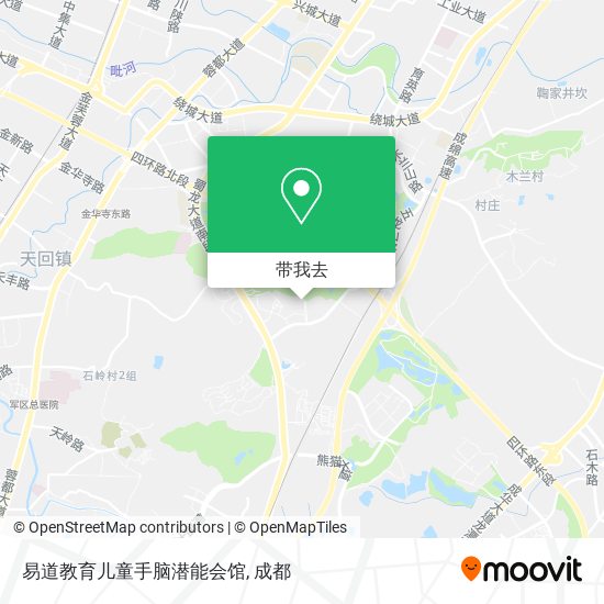 易道教育儿童手脑潜能会馆地图