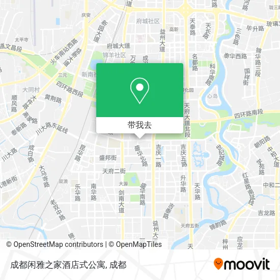 成都闲雅之家酒店式公寓地图