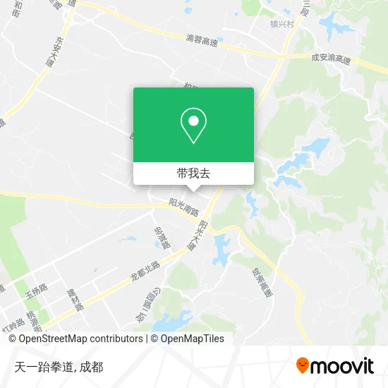 天一跆拳道地图