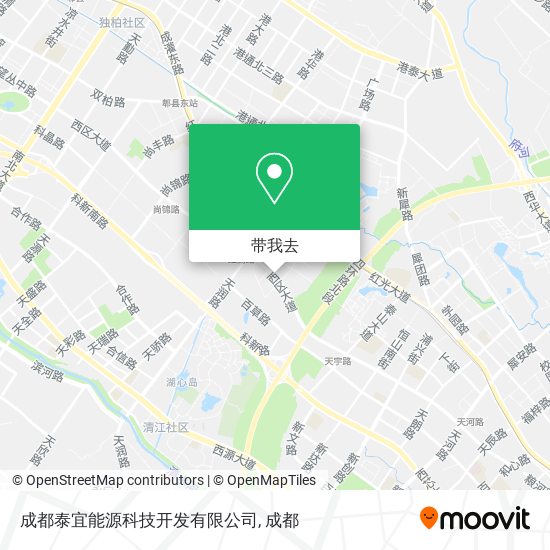 成都泰宜能源科技开发有限公司地图