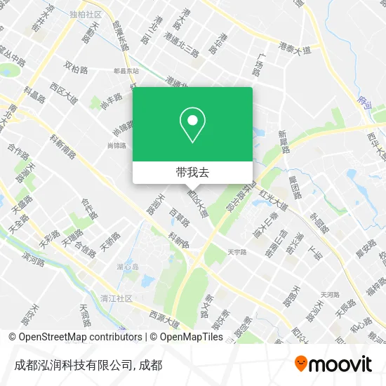 成都泓润科技有限公司地图