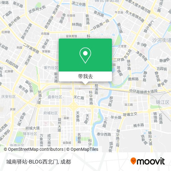 城南驿站-BLOG西北门地图