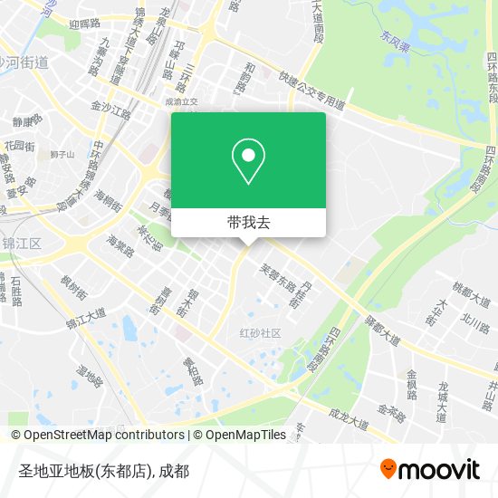 圣地亚地板(东都店)地图