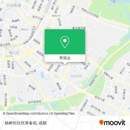 杨树街社区筹备组地图